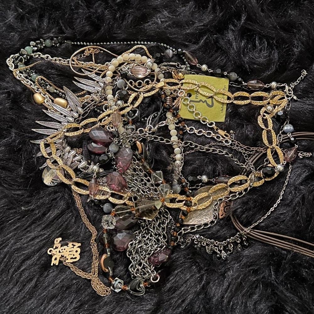 Vintage necklace bundle lot